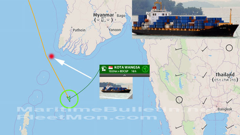 国际海运反受恶劣天气影响，一海运货船17个集装箱落水