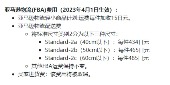 亚马逊FBA将上调FBA费用